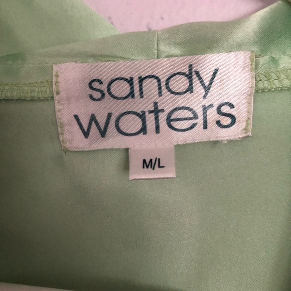 🍁 4/$16🍁 Light Green | Satin | Robe - Picture 3 of 3